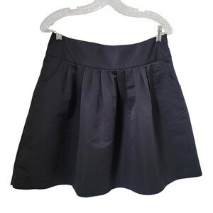 Jacob Size 7/8 Black Pleated Full A-Line Skirt, Excellent Used Condition